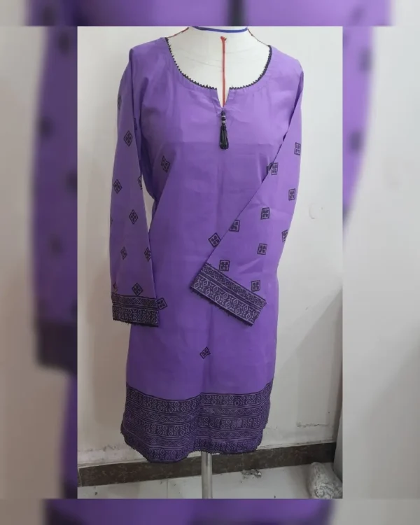 Block printing dress