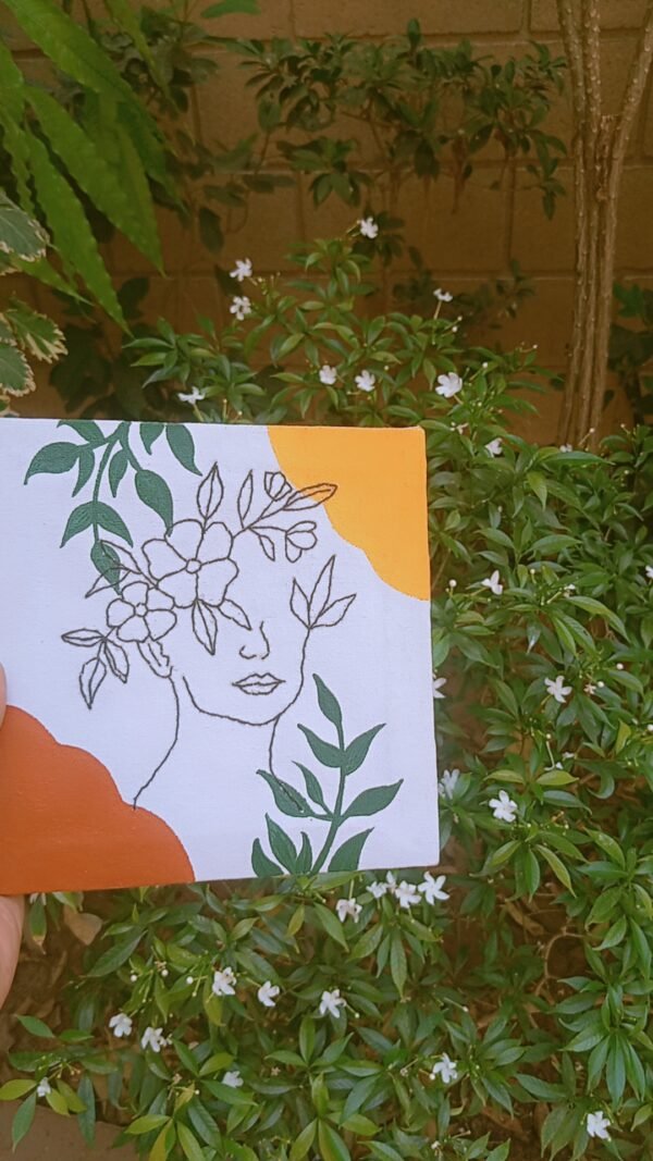Hand embroidered canvas - Image 3
