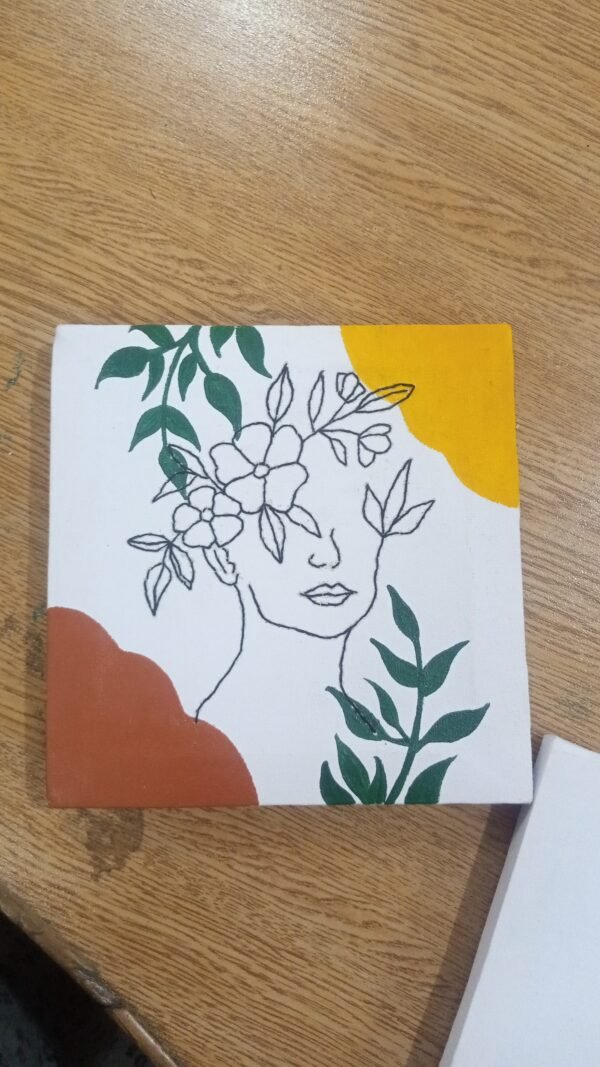 Hand embroidered canvas - Image 2